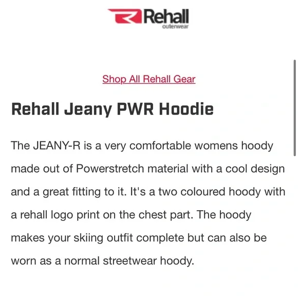 NWT Rehall Jeany PWR sweatshirt size M in pink lady - Picture 3 of 7